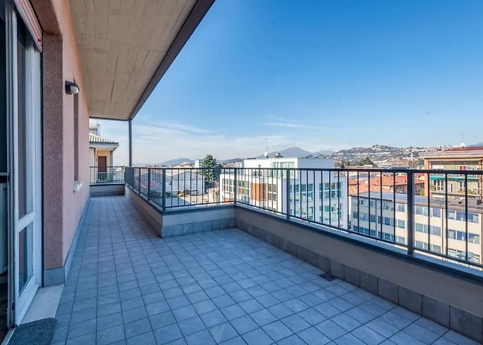 Orioairport3min-free Park In Street-stunningview Apartment Bergamo